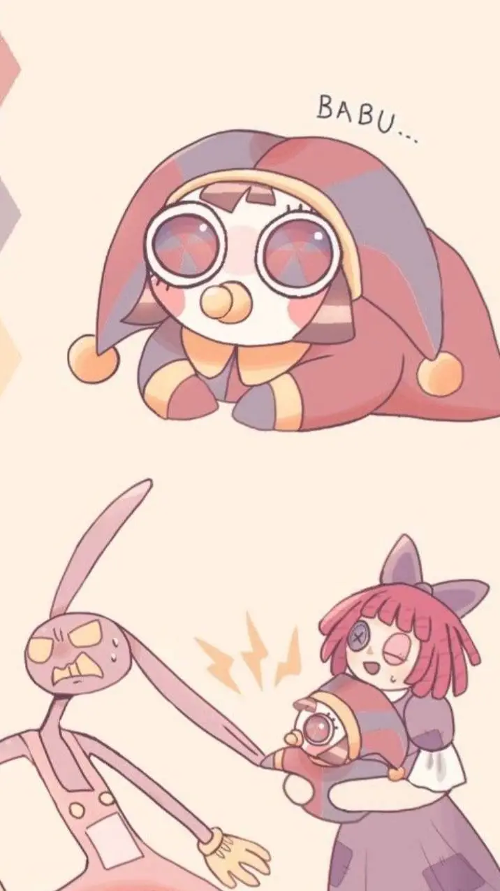 ai character: baby pomni background