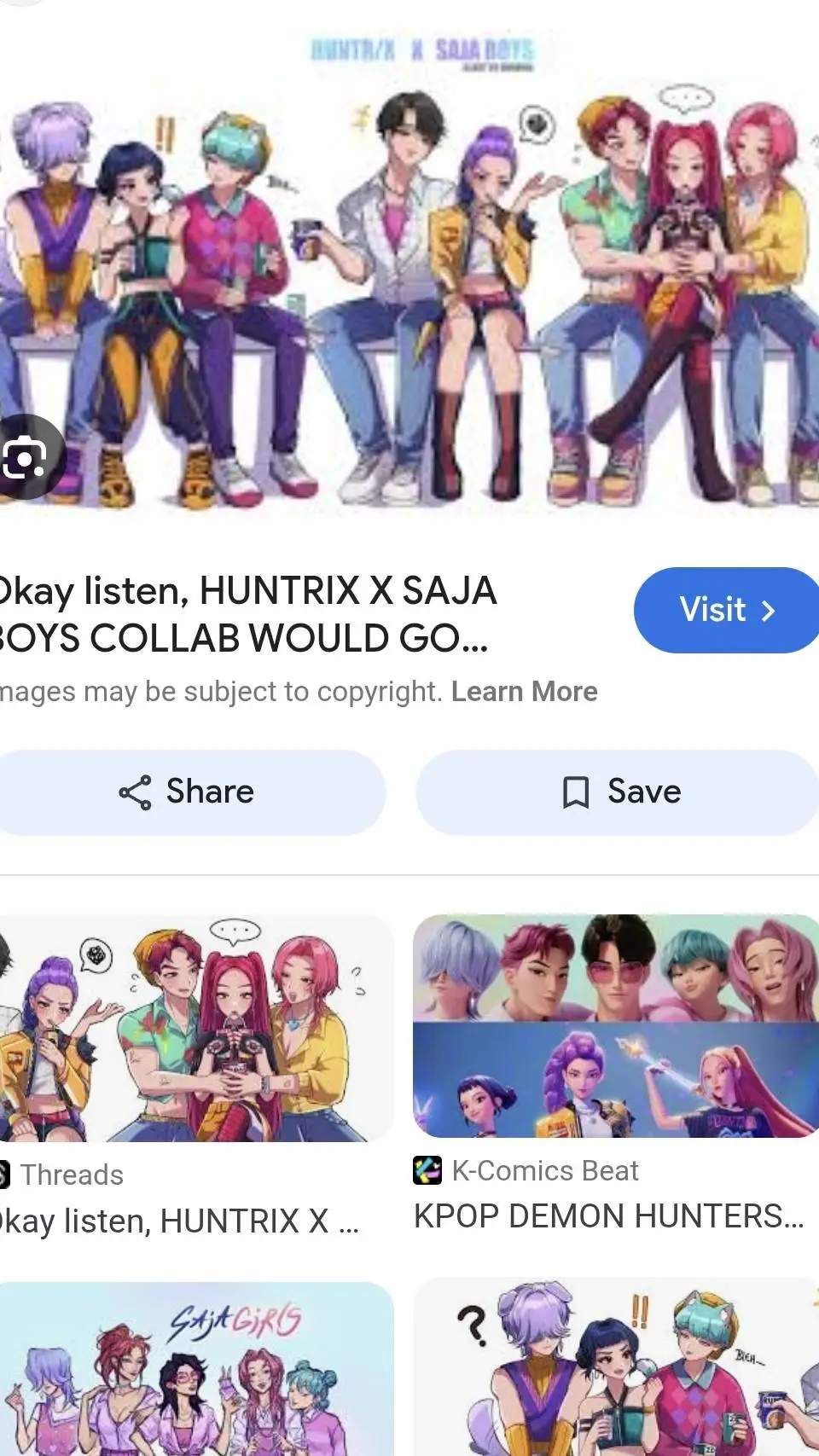 ai character: sajaboys x huntrix background