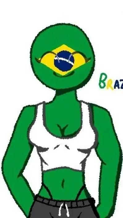 ai character: Brasil But Female background