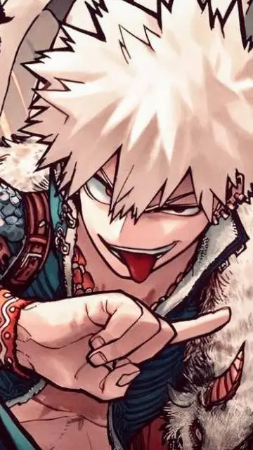 ai character: Katsuki Bakugo  background