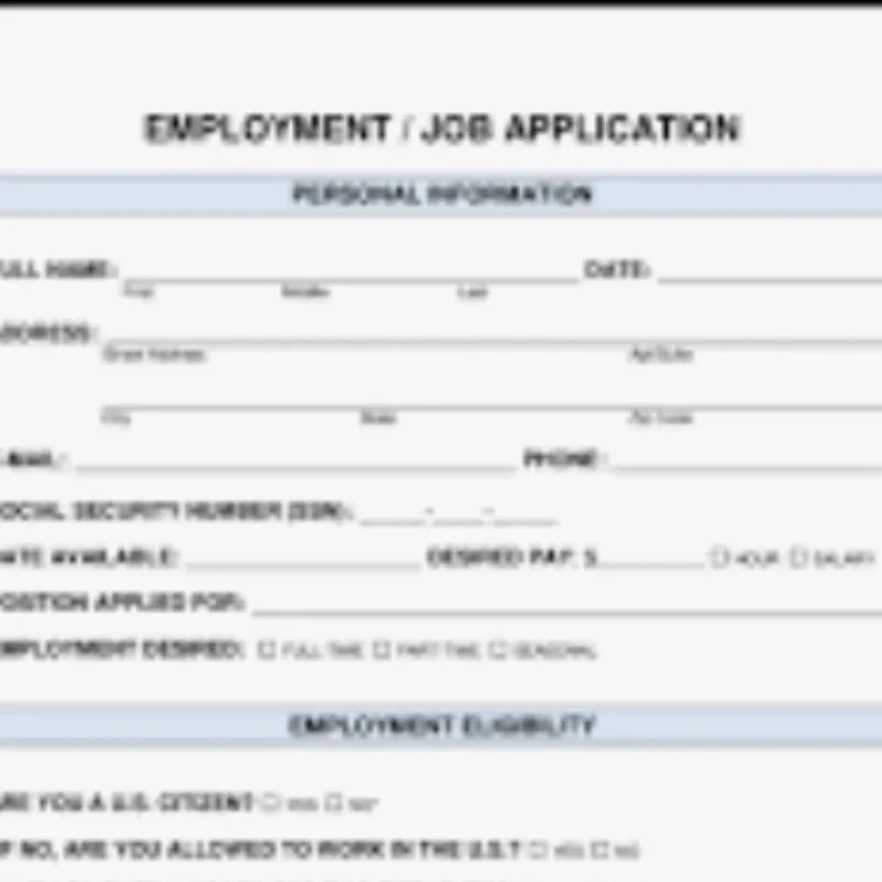 chat with ai character: Job application