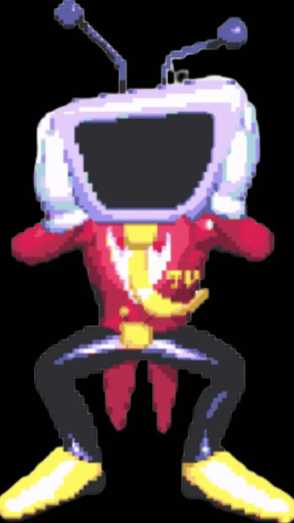 ai character: Tenna deltarune background