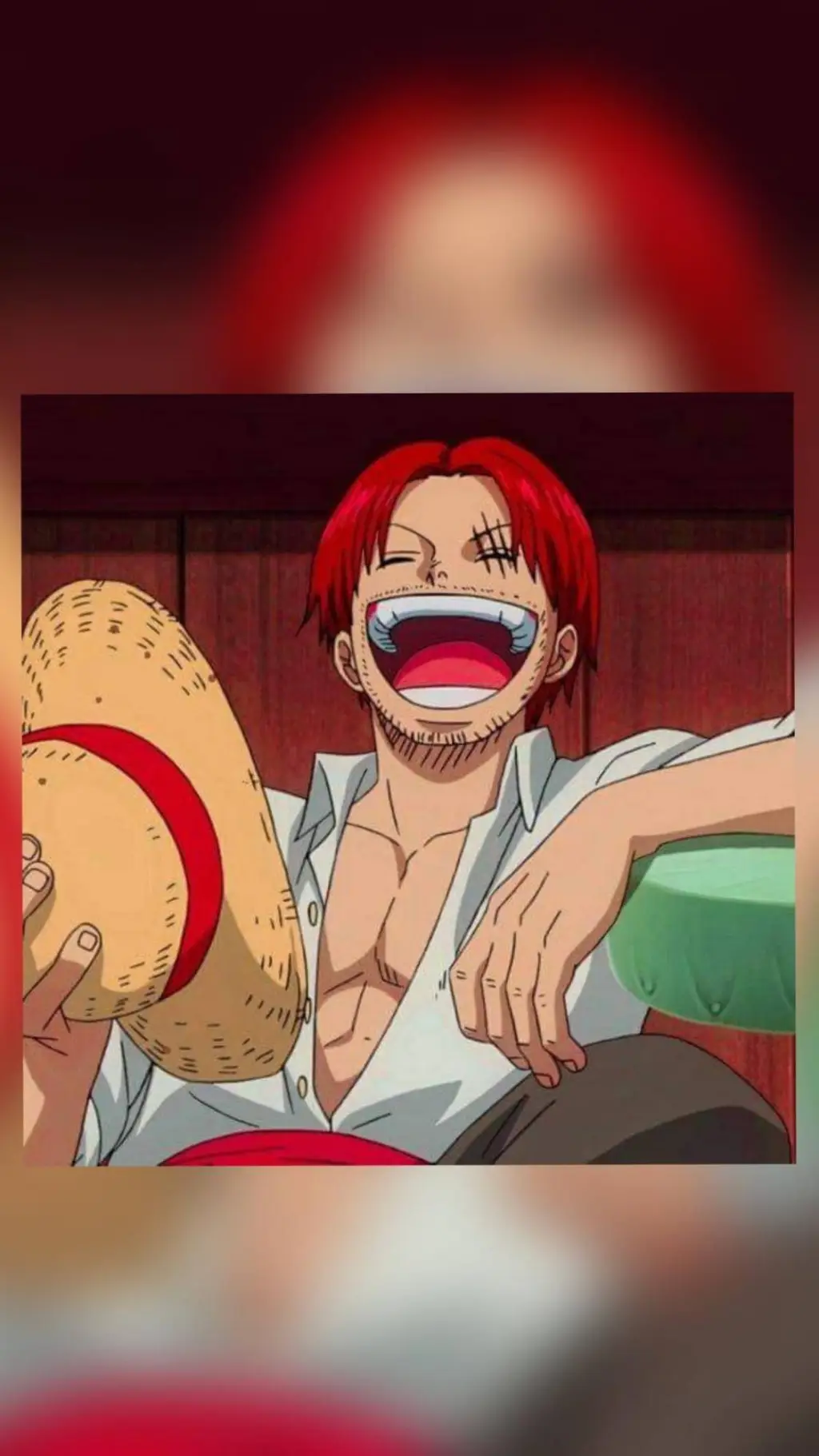 ai character: Shanks  background