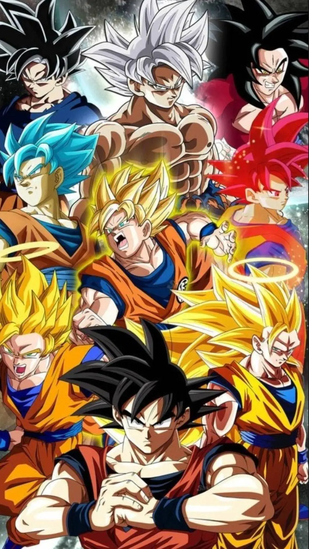 ai character: Dragon ball Z  background