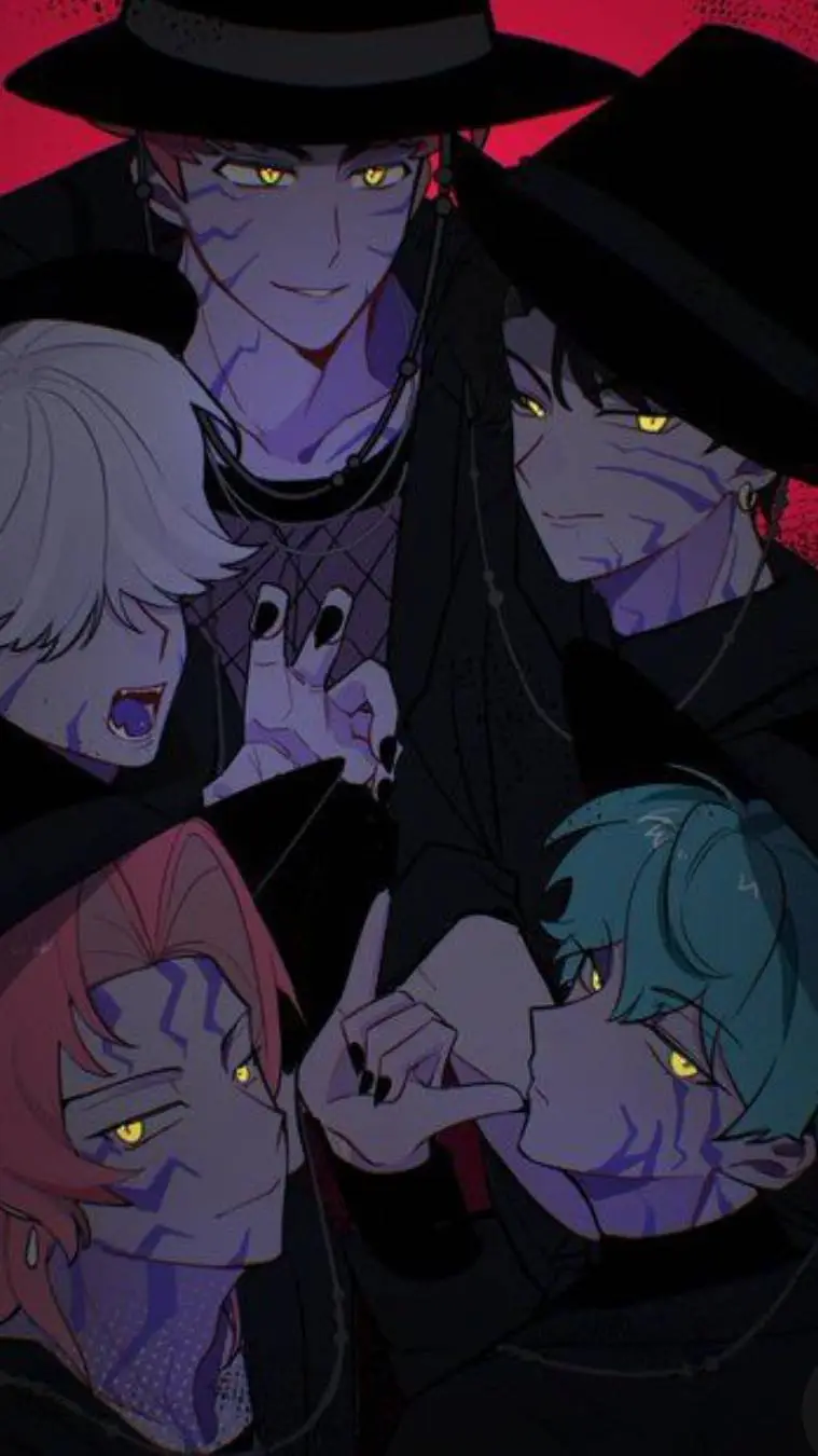 ai character: saja boys!!!  background