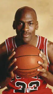 ai character: Michael Jordan  background