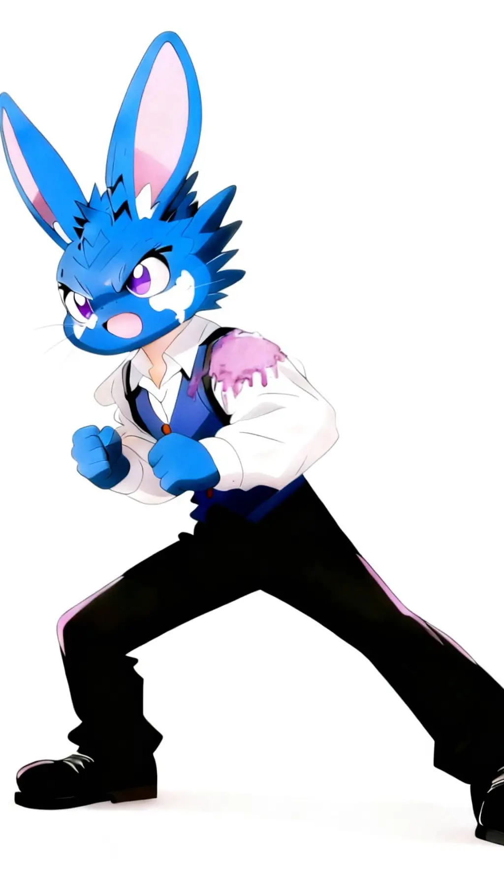 ai character: Jacko el conejo background