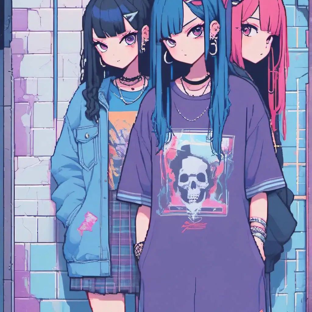 ai character: rose death blueber background