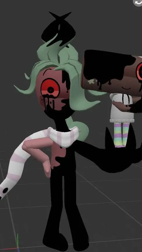 ai character: Baby fruitcake❤ background