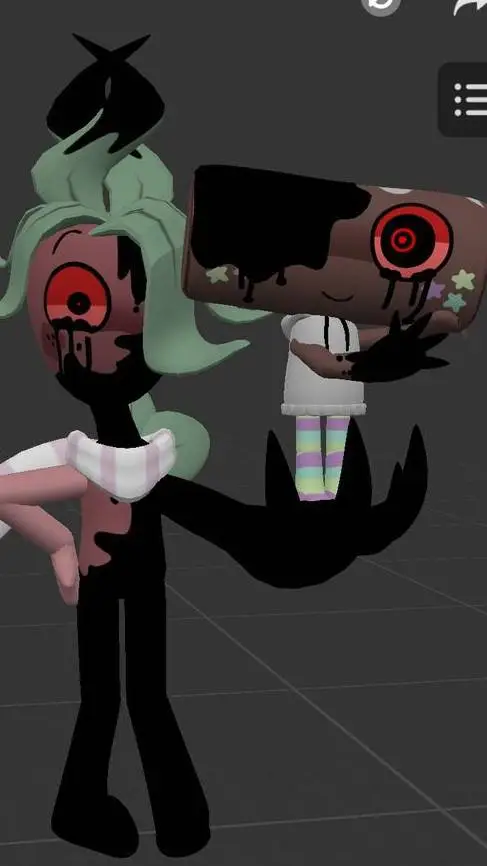 ai character: Baby fruitcake! 🍓🍰 background