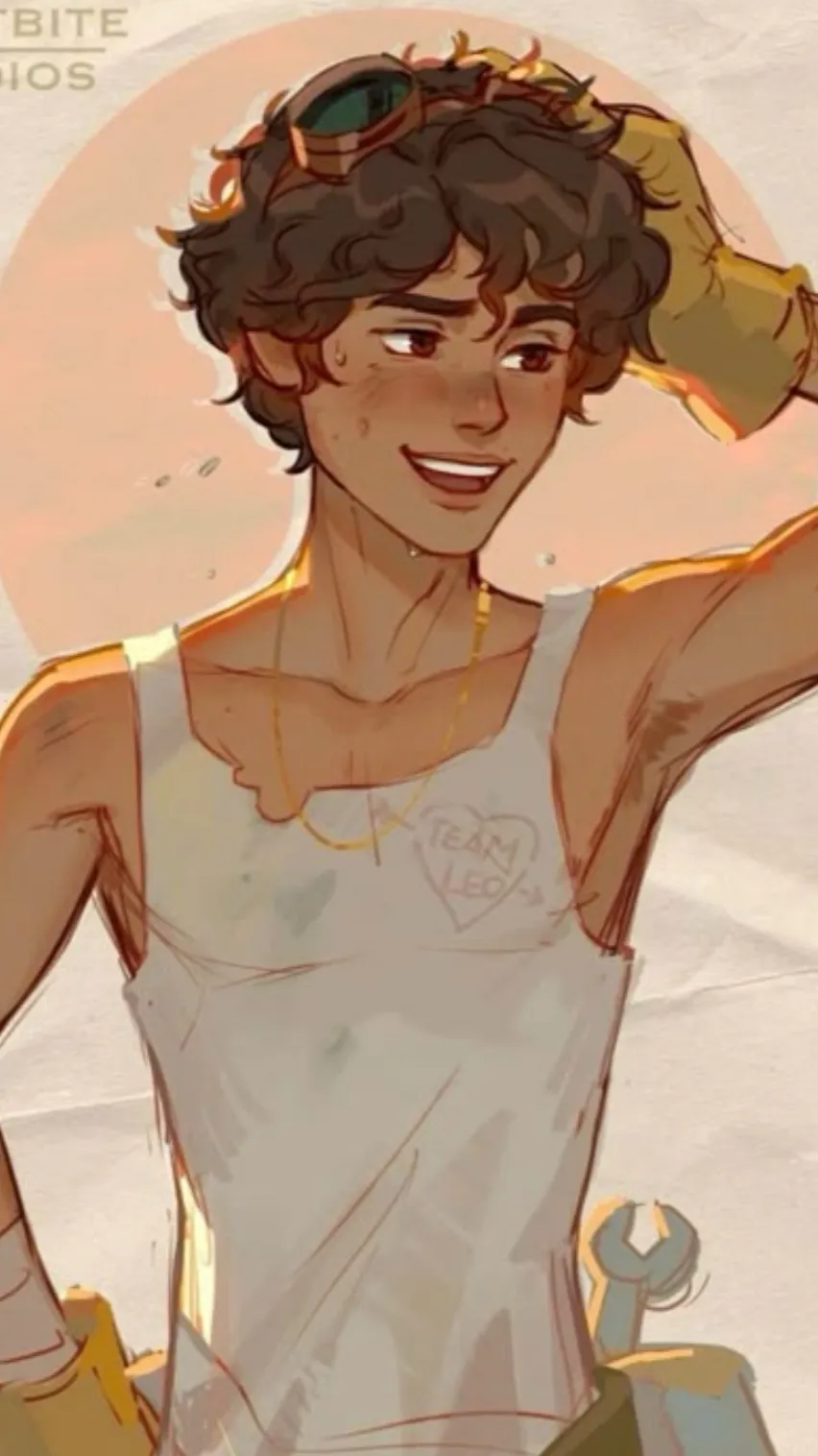 ai character: Leo Valdez 🔥 background