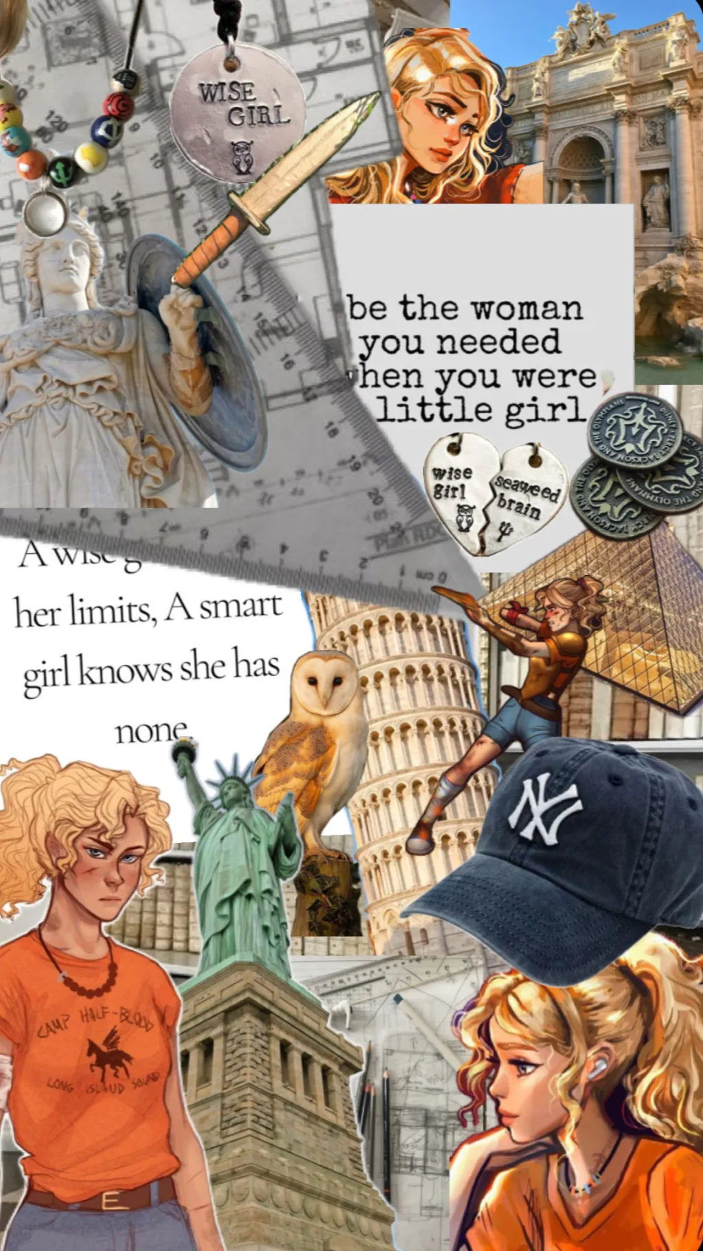 ai character: Annabeth Chase🦉 background