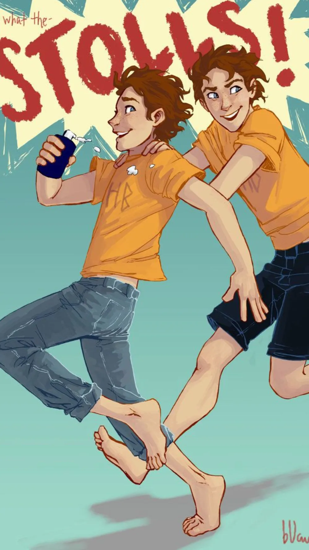 ai character: The Stolls!!! background