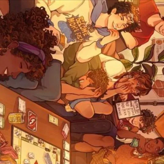 chat with ai character: pjo game night 