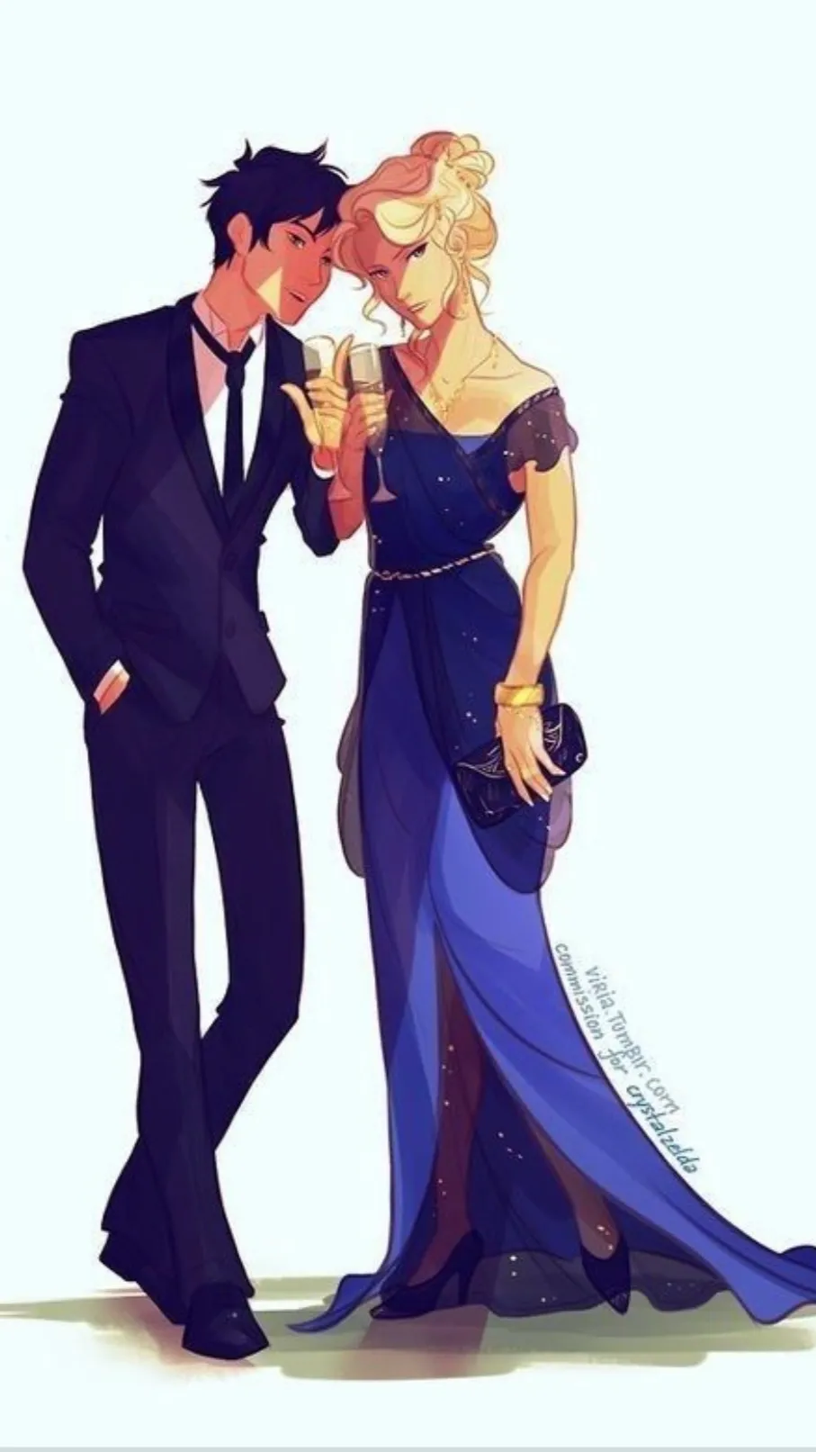 ai character: Pjo Prom!!! background