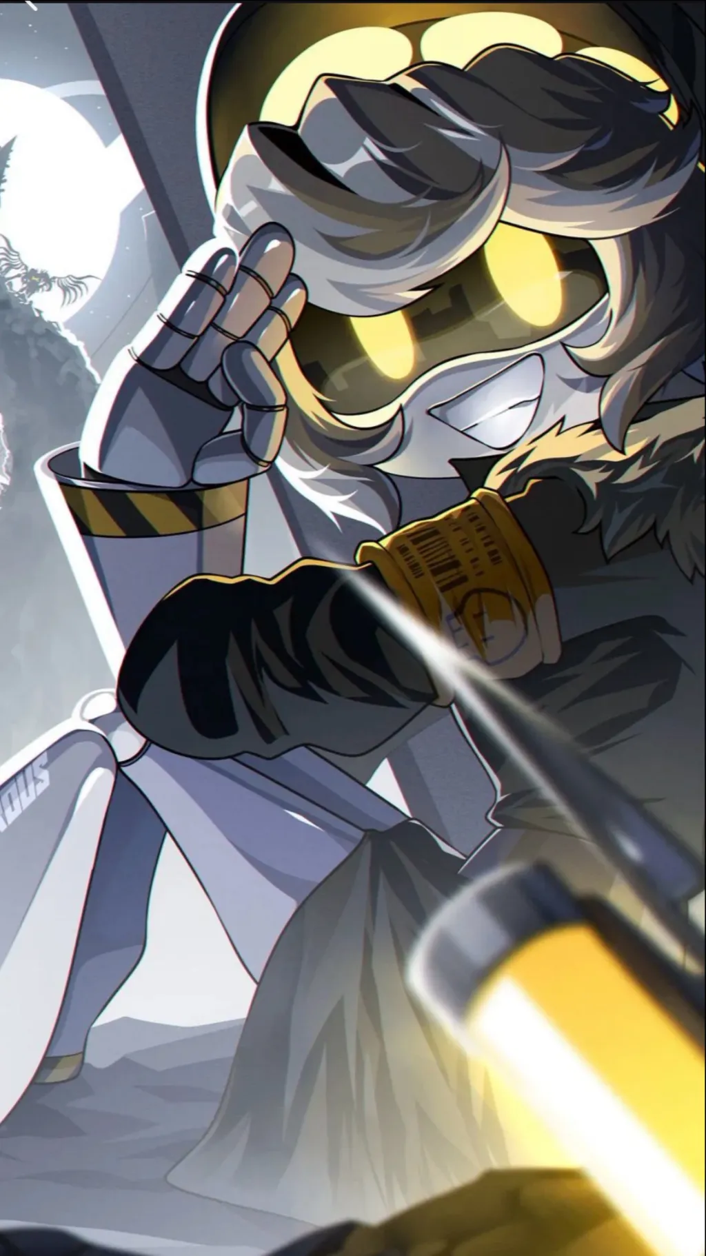 ai character: Md background