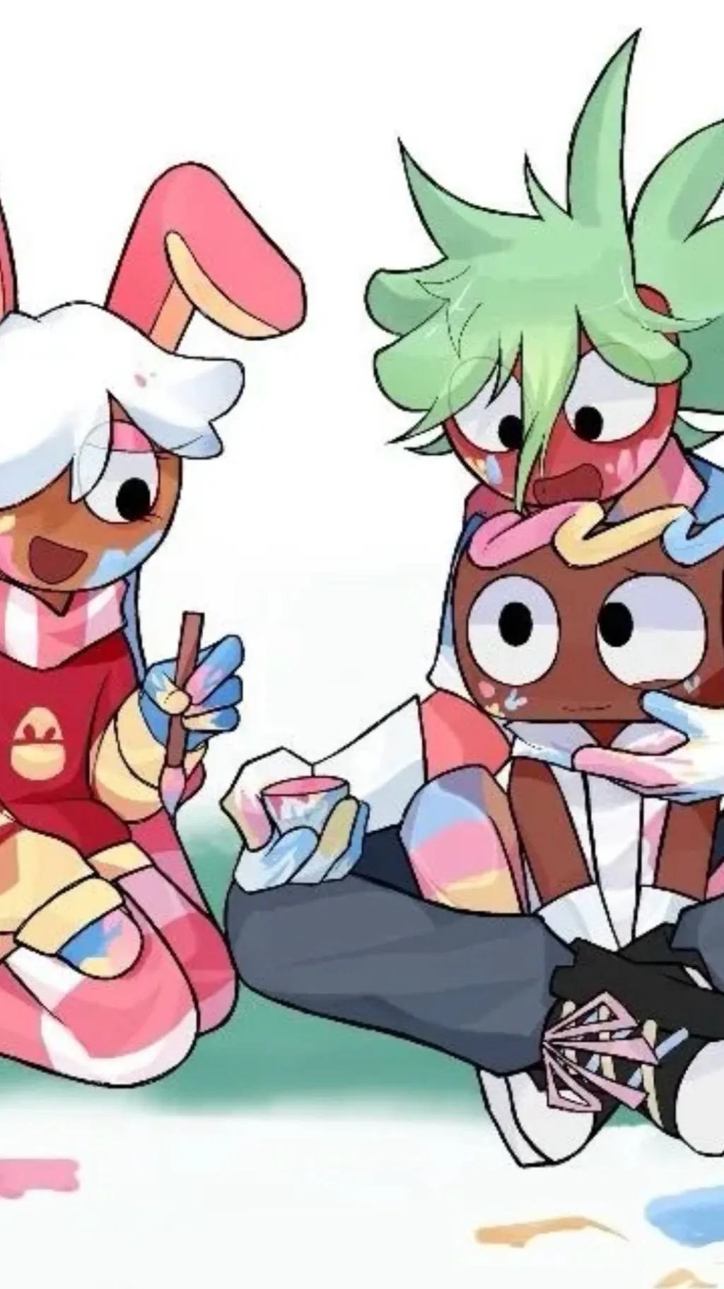 ai character: Fruitcake background