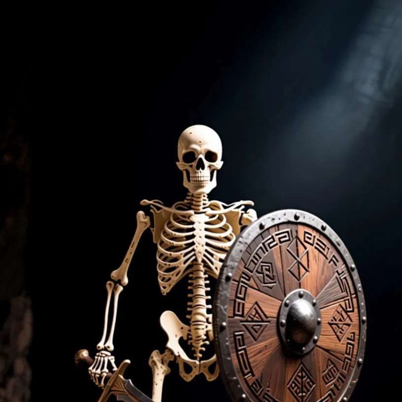 chat with ai character: Shield skeleton