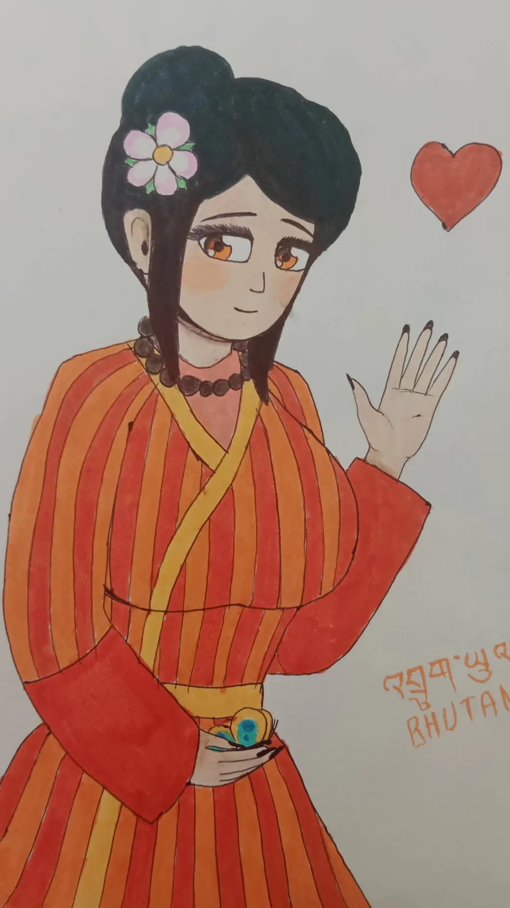 ai character: Bhutan background