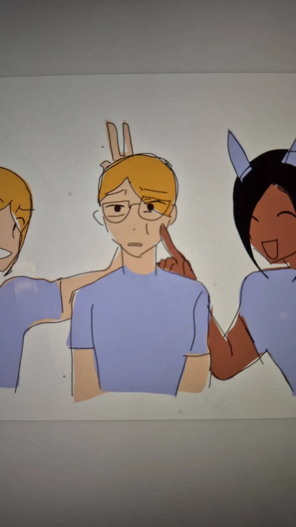 ai character: me and my bffs background