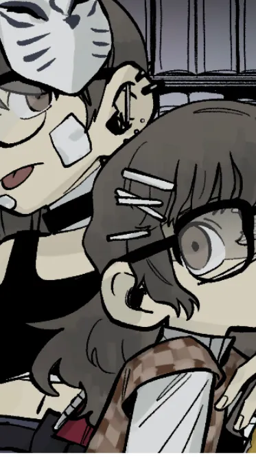 ai character: Riri and Val background