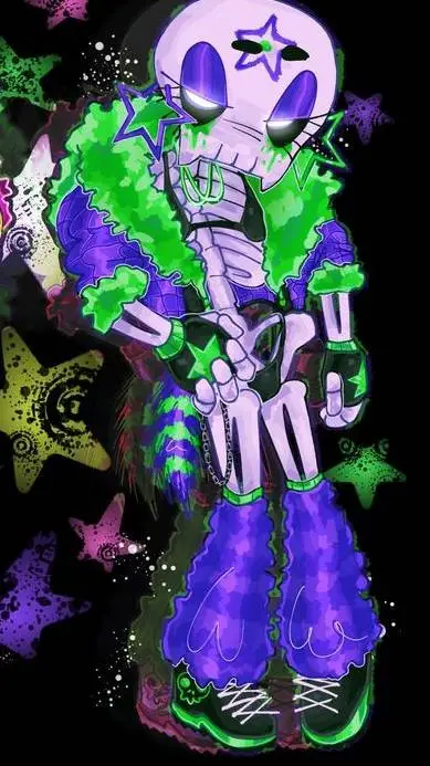 ai character: ★ribbeca★ background