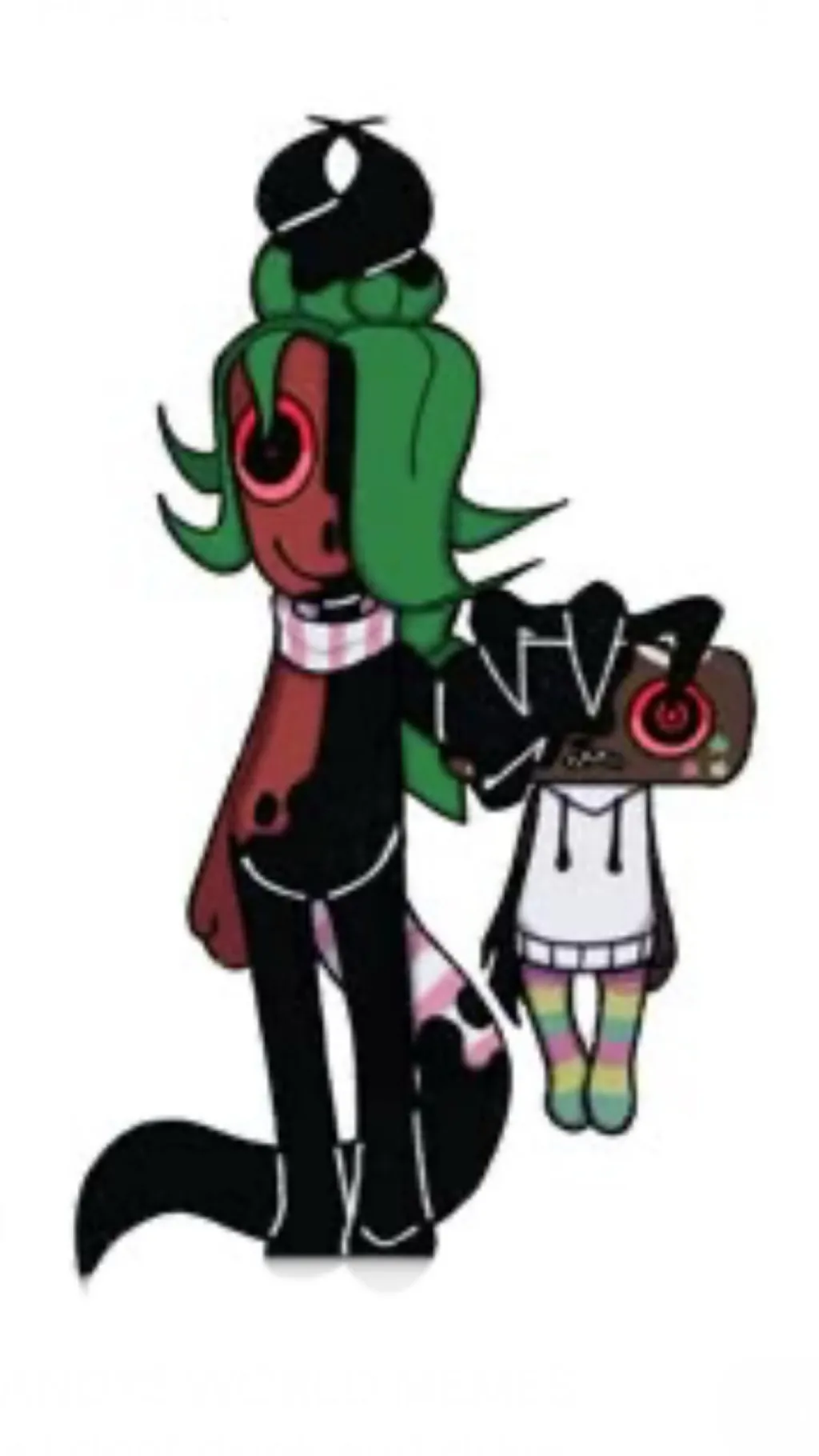 ai character: fruitcake <3 background