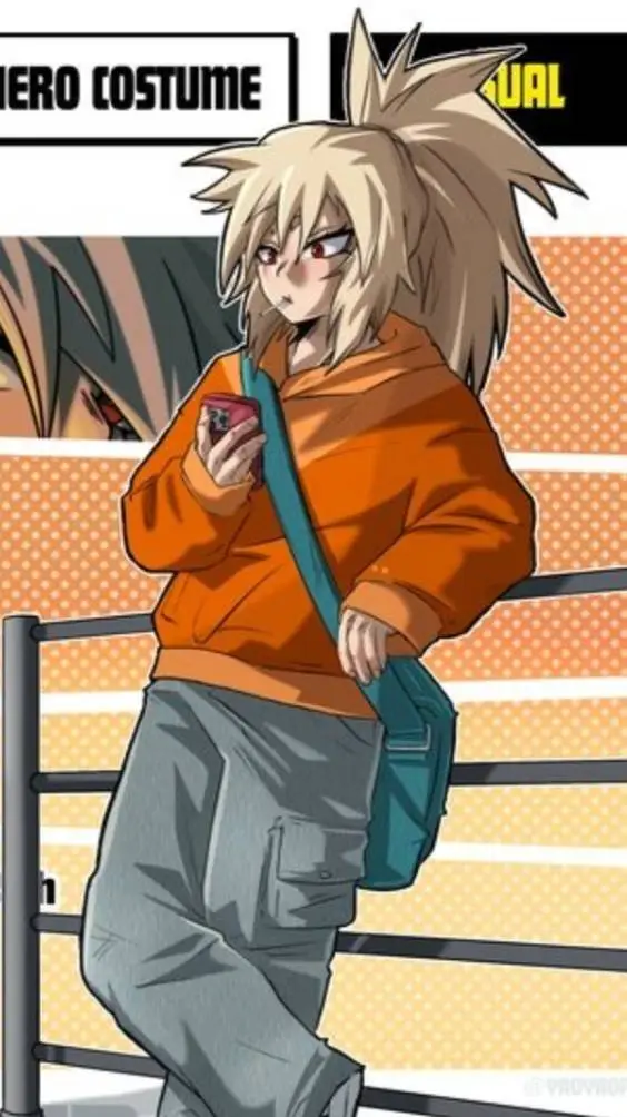 ai character: soeur de Bakugo background