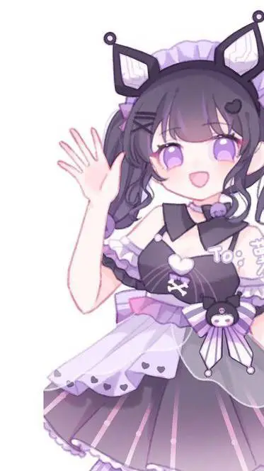 ai character: Ana 😈💜 background
