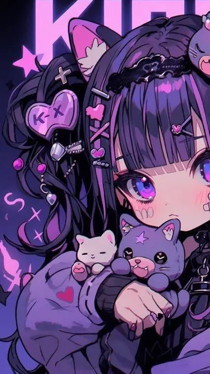 ai character: Chica gato 😻 background