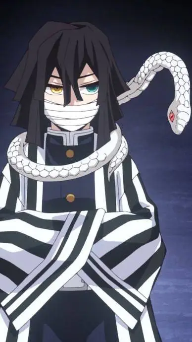 ai character: 🐍 Iguro obanai 🐍 background