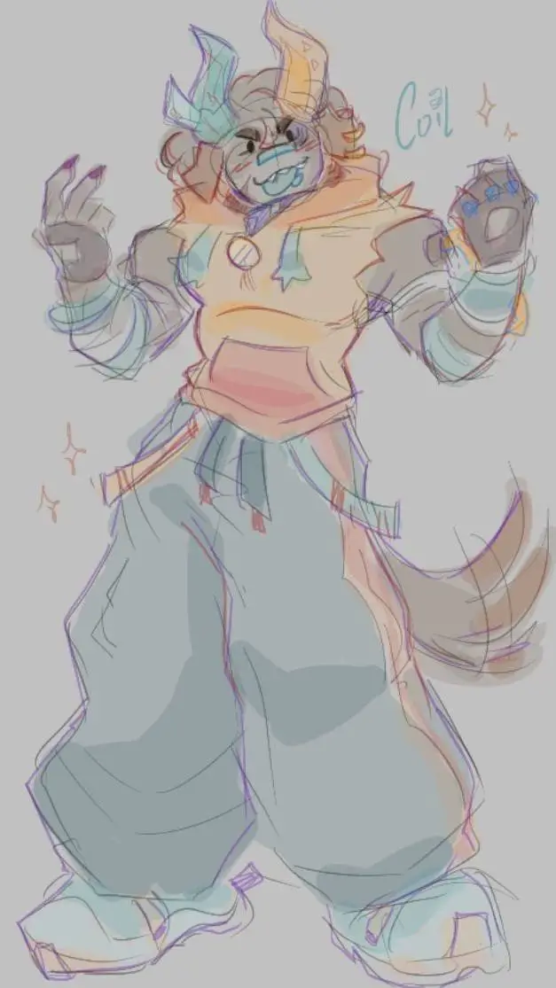 ai character: Coil - Phighting background