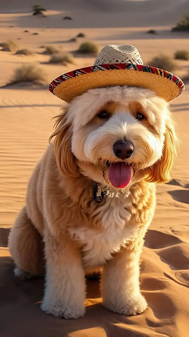 ai character: perro mexicano background