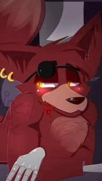 ai character: foxy but in love background