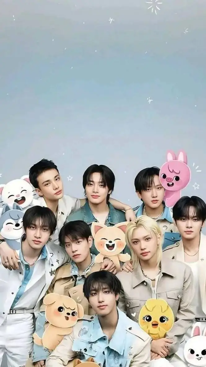 ai character: los skzoos y skz background