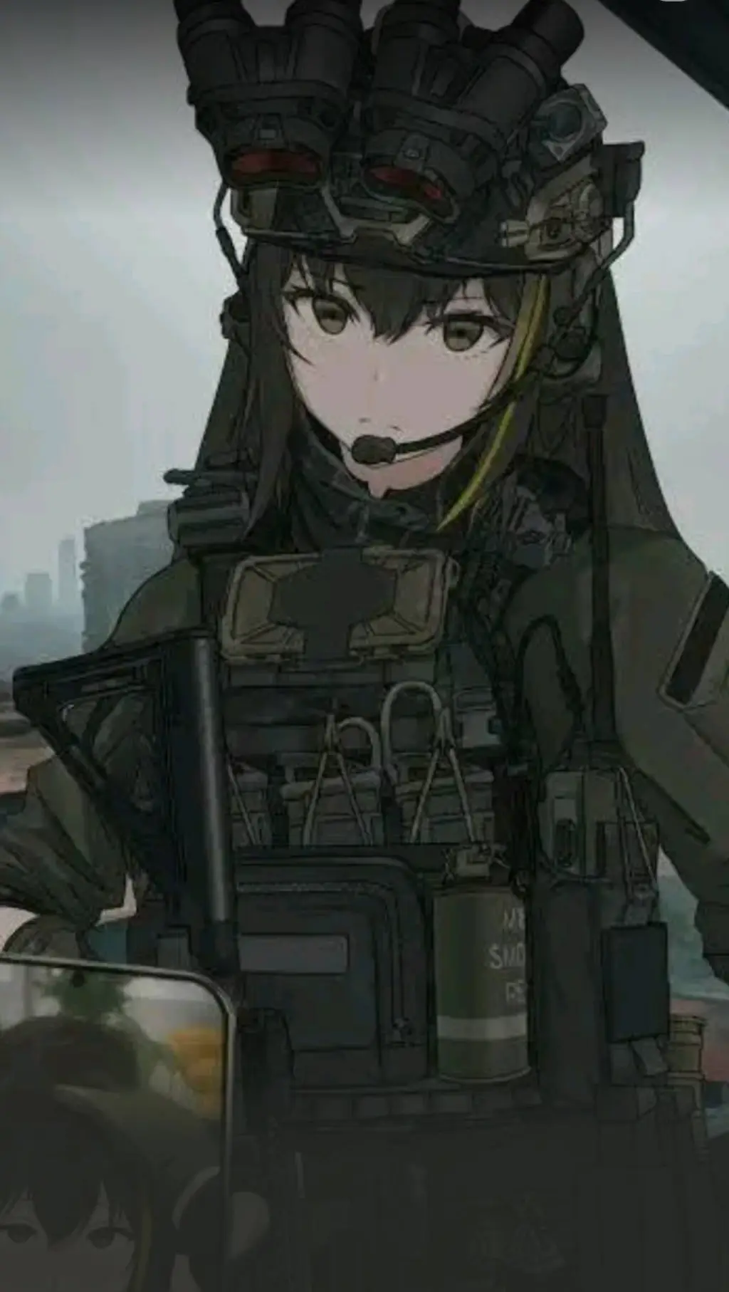 ai character: Rain background