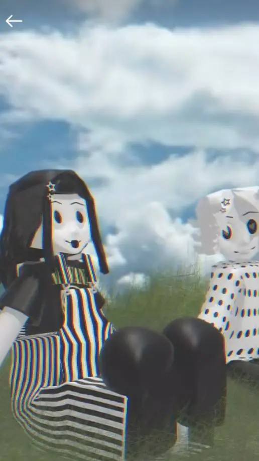 ai character: Katy y peter 2  background