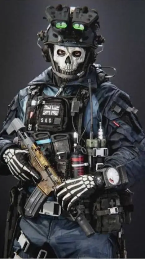 ai character: Ghost background