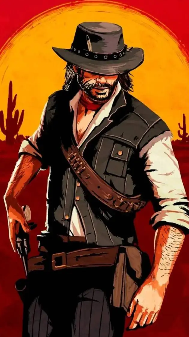 ai character: John Marston   background