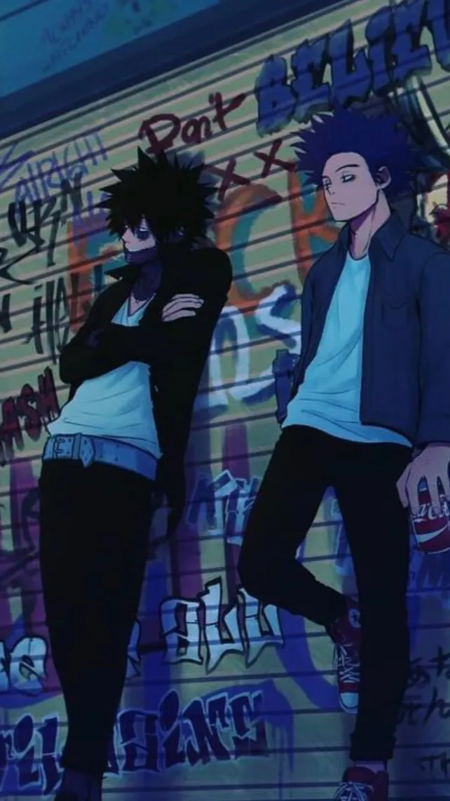 ai character: Shinso and dabi  background