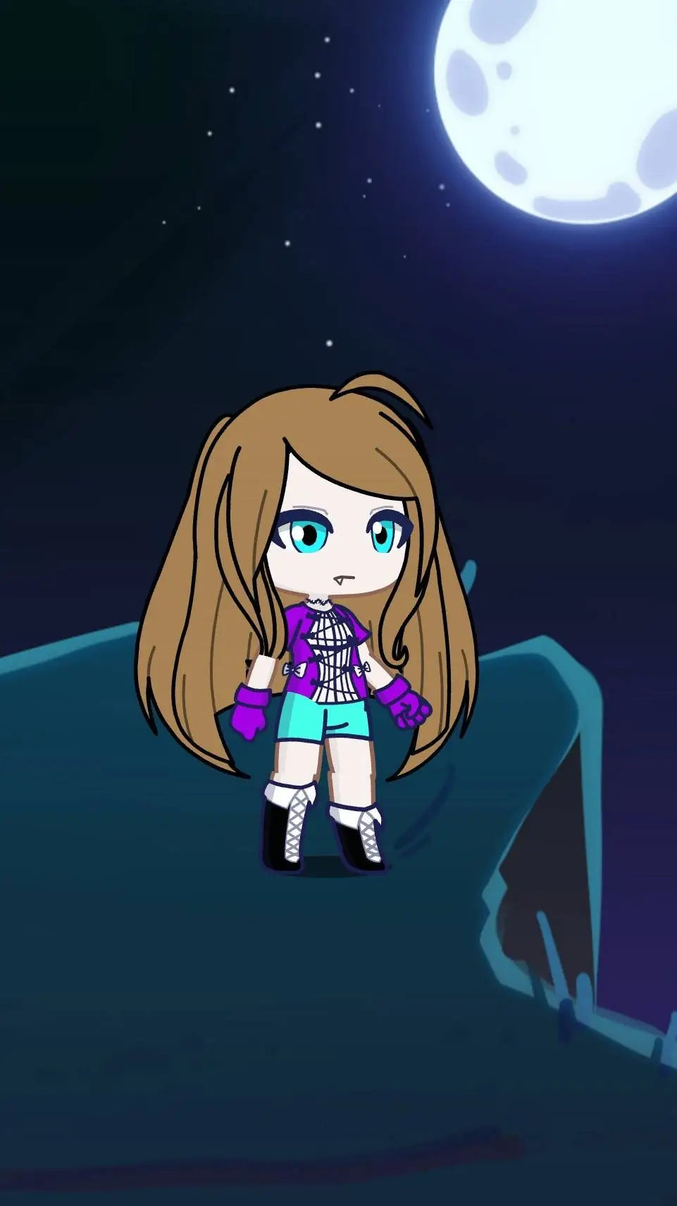 ai character: midnight background