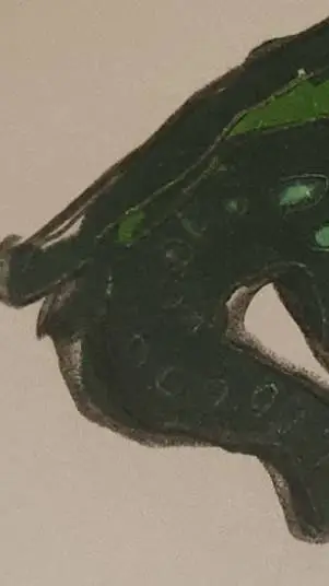 ai character: poster background