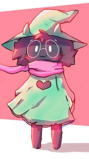 ai character: Ralsei!  background