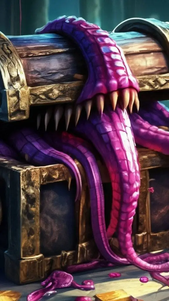 ai character: Mimic background