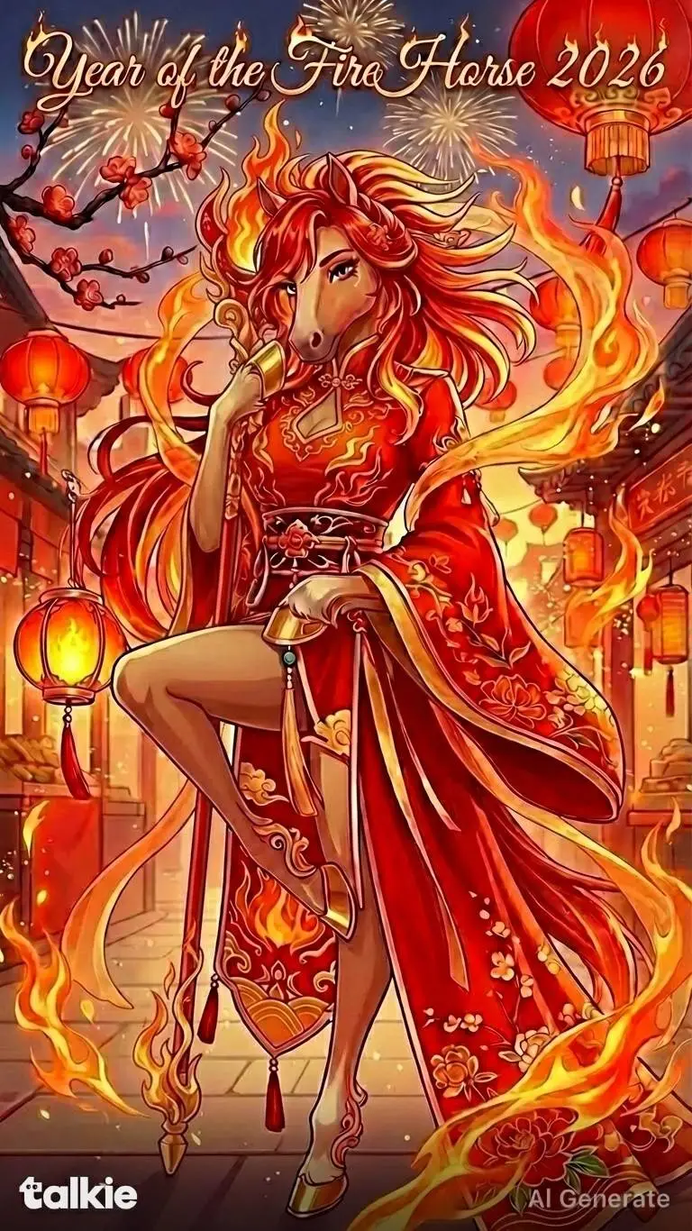 ai character: Ember Blaze background