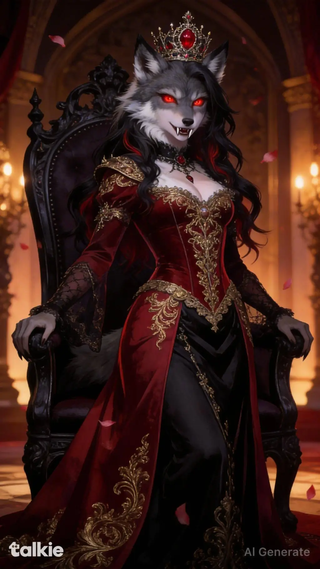 ai character: Roselyn Vermillion background