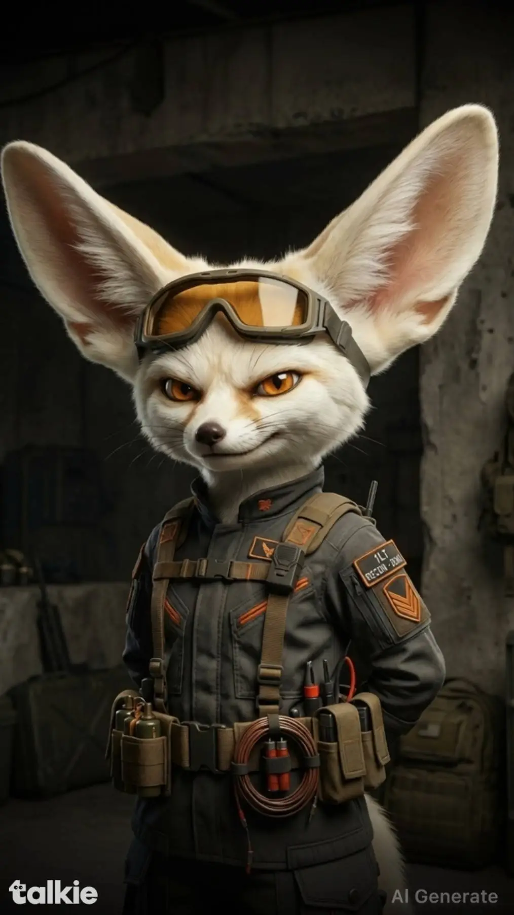 ai character: Recon  background