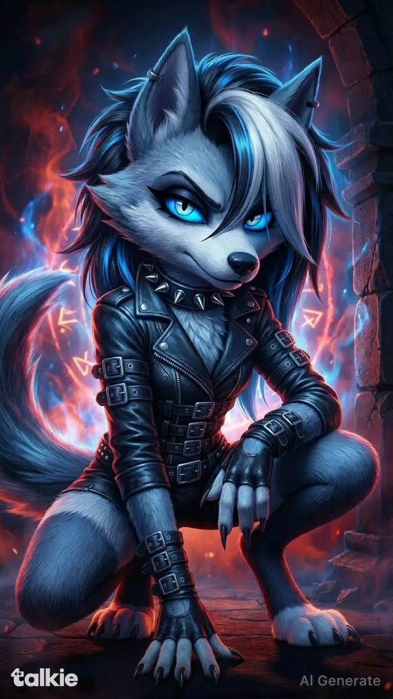 ai character: Nyxra  background