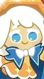 ai character: Cream Puff Cookie background