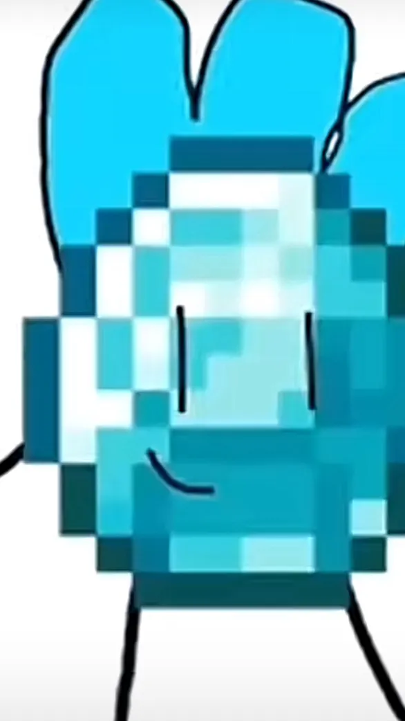 ai character: Diamond man￼ background